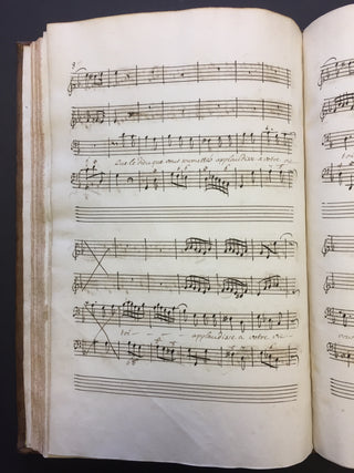 Bernier, Nicolas. (1665-1734) Cantates de Bernier - Copyist Manuscript