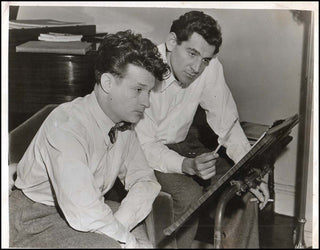 Kapell, William. (1922–1953) & Bernstein, Leonard. (1918–1990) Original Photograph