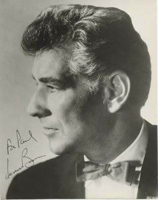 Bernstein, Leonard. (1918–1990) Signed Photograph