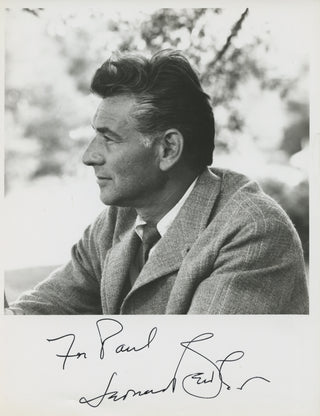 Bernstein, Leonard. (1918–1990) Signed Photograph