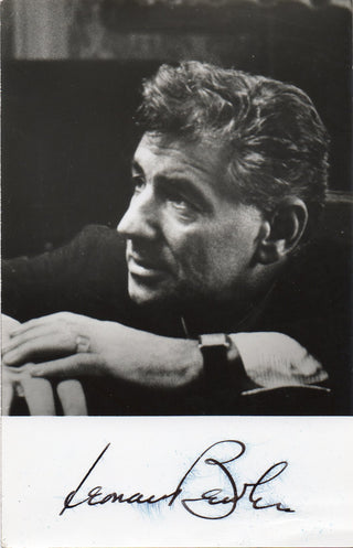 Bernstein, Leonard. (1918–1990) Signed Photograph