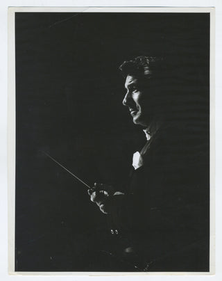 Bernstein, Leonard. (1918–1990) Two Original Photographs