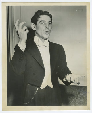 Bernstein, Leonard. (1918–1990) Original 1956 Photograph