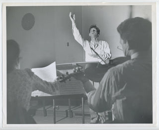 Bernstein, Leonard. (1918–1990) Original Early Photograph