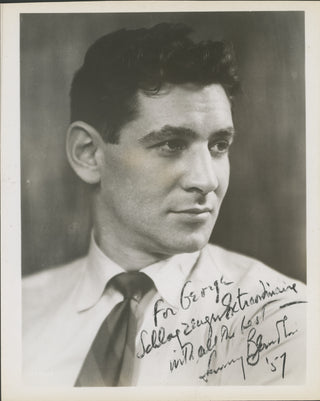 Bernstein, Leonard. (1918–1990) Signed Photograph to a "Schlagzeuger extraordinaire"