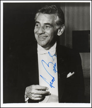 Bernstein, Leonard. (1918–1990) Signed Photograph.