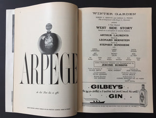 [Bernstein, Leonard. (1918–1990) & Sondheim, Stephen. (1930–2021)] "West Side Story" - Two Original New York & London Programs