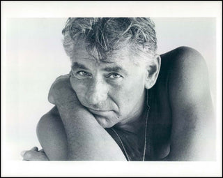 Bernstein, Leonard. (1918–1990) Original Shirtless Photograph