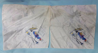 [Big Bands] USO Tour Signed Silk Hankies