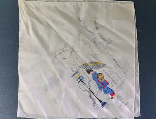 [Big Bands] USO Tour Signed Silk Hankies