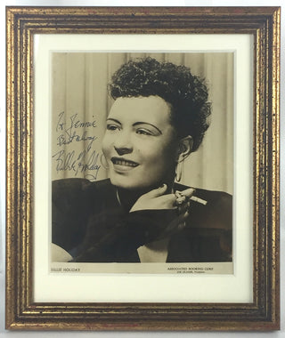 Holiday, Billie. (1915–1959) Signed Photograph