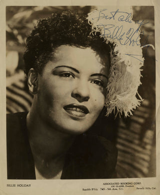 Holiday, Billie. (1915-1959) Signed Photograph