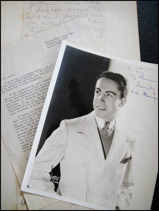 Crosby, Bing. (1903–1977) [Rogers, Will. (1879–1935)] [Madriguera, Enric. (1904–1975)] Autograph Manuscript of "Home on the Range" used in 1935 NBC Will Rogers memorial broadcast