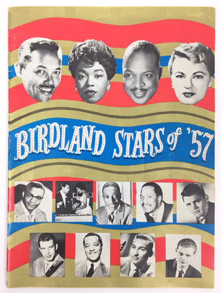 [Birdland] Basie, William James "Count." (1904–1984) & Eckstine, Billy. (1914–1993) & Vaughan, Sarah. (1924–1990)  & Southern, Jeri. (1926–1991) "Birdland Stars of '57" - SIGNED SOUVENIR BOOKLET