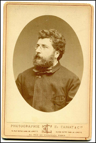 Bizet, Georges. (1838-1875) Original Cabinet Portrait