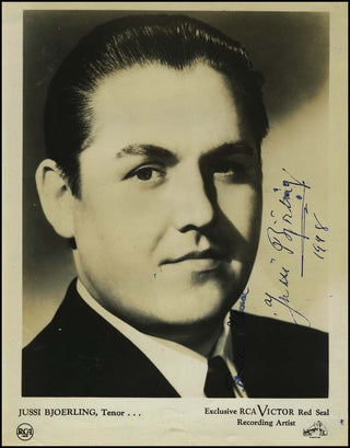 Björling,  Jussi. (1911-1960) Signed Photograph