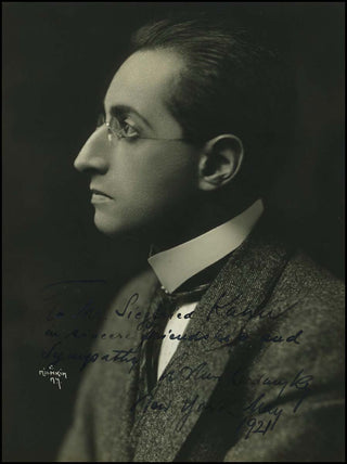 Bodanzky, Arthur. (1877 - 1939) Signed Photograph