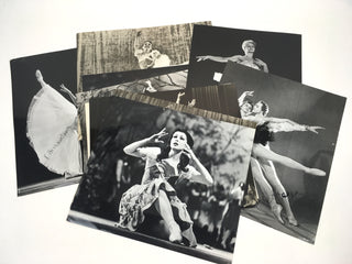 [Bolshoi Ballet] Plisetskaya, Maya. (1925–2015) Group of Signed Photographs