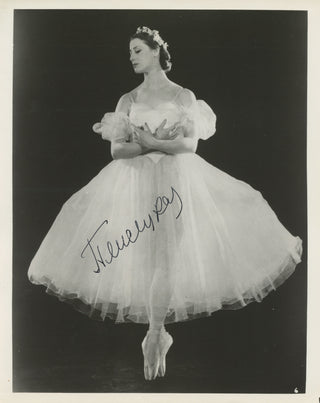 [Bolshoi Ballet] Plisetskaya, Maya. (1925–2015) & Maximova, Ekaterina. (1939–2009) & Fadeyechev, Nikolai. (1933–2020) Group of Signed Photographs