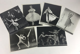 [Bolshoi Ballet] Plisetskaya, Maya. (1925–2015) & Maximova, Ekaterina. (1939–2009) & Fadeyechev, Nikolai. (1933–2020) Group of Signed Photographs