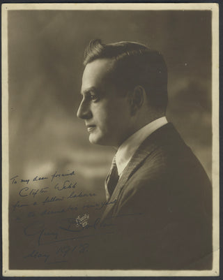 Bolton, Guy. (1884–1979) [Webb, Clifton. (1889–1966)] Signed Photograph