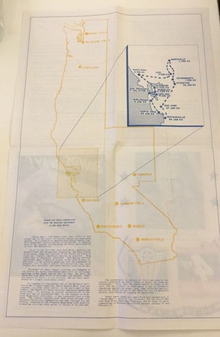 [World War II] "Bonds Away" - Original Program and Ticket from 1944 Air Force Show