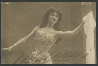 Boni, Aida. (1880-1974) Signed Photograph as Salome