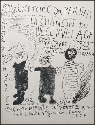 [Literature & Art] Bonnard, Pierre. (1867–1947); Terrasse, Claude. (1867–1923); Jarry, Alfred. (1873–1907) Répertoire des Pantins