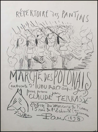 [Literature & Art] Bonnard, Pierre. (1867–1947); Terrasse, Claude. (1867–1923); Jarry, Alfred. (1873–1907) Répertoire des Pantins