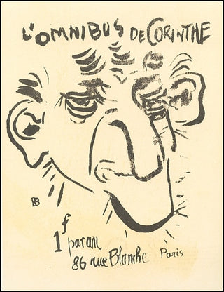 Bonnard, Pierre. (1867–1947) [Jarry, Alfred. (1873–1907)] L'Omnibus de Corinthe (La Revue Blanche)