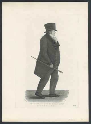 [Bookseller] Kay, J. Original Engraving of Archibald Constable