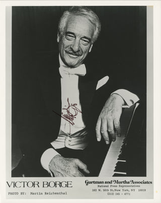 Borge, Victor. (1909–2000) Signed Promotional Photograph