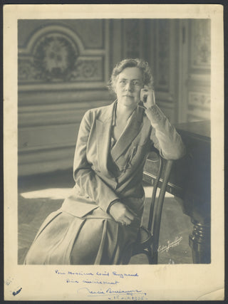 Boulanger, Nadia. (1887–1979) Signed Photograph