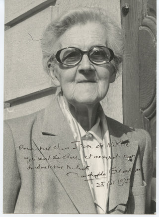 Boulanger, Nadia. (1887–1979) [Magaloff, Nikita. (1912–1992)] Signed Photograph