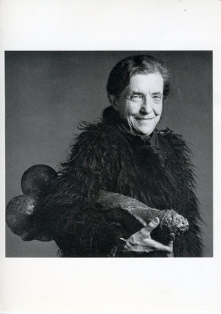 Bourgeois, Louise. (1911–2010) Signed Photograph Postcard with "Fillette"