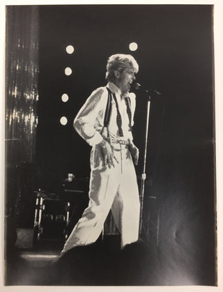 Bowie, David. (1947–2016) David Bowie Black Book - Inscribed Presentation Copy to Carl Laszlo with 2 Original Photographs