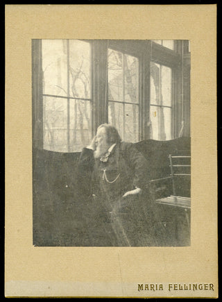 Brahms, Johannes. (1833–1897) Three Original Photographs by Maria Fellinger