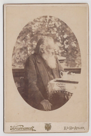 Brahms, Johannes. (1833–1897) Cabinet Photograph