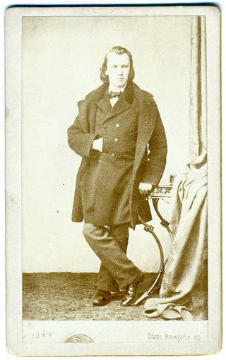 Brahms, Johannes. (1833–1897) Collection of 4 Original Photographs