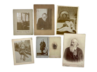 Brahms, Johannes. (1833–1897) Collection of 4 Original Photographs