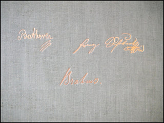 Beethoven, Ludwig van. (1770–1827) Beethoven, Schubert and Brahms: The Autographs of the Three Masters (Facsimile Edition)