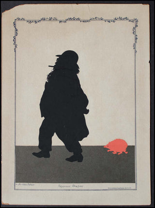 Brahms, Johannes. (1833–1897) [Böhler, Otto 1847–1913] Silhouette Portrait