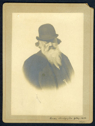 Brahms, Johannes. (1833–1897) & Sinigaglia, Leone. (1868–1944) Original Photograph of the Composer by Leone Sinigaglia