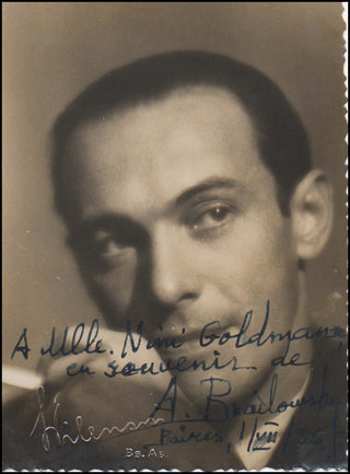 Brailowsky, Alexander. (1896-1976) Early Signed Photograph