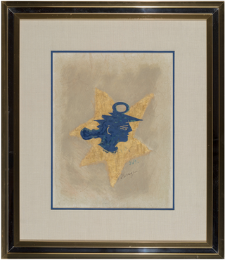 Braque, Georges. (1882–1963) Tête Grecque, ca. 1957