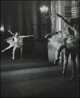 [Dance] Brassaï [Gyula Halasz] (1899-1984) [Lifar, Serge. (1905-1986)] Marina Semyonova & Serge Lifar Rehearsing for the Ballet "Giselle" - Original Photograph