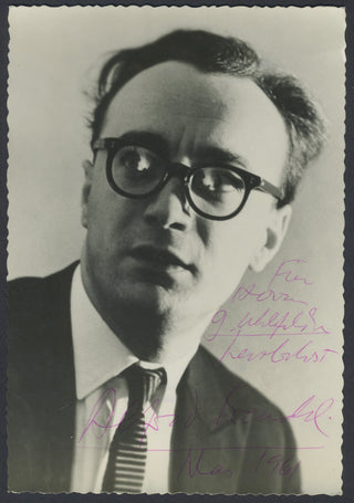 Brendel, Alfred. (b. 1931) Signed Photograph