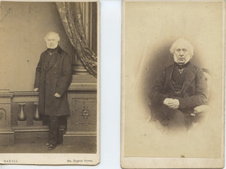 Brewster, David. (1781 - 1868) Two Original CDV Portraits