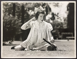 Brice, Fanny. (1891–1951) Signed Photograph with Baby Snooks Photograph, Paper Doll, and Magazine Cover