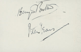 Britten, Benjamin. (1913–76) & Pears, Peter. (1910–1986) Autograph Signatures